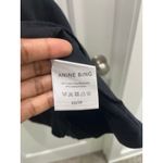 ANINE BING  Flowy Off The Shoulder Black Cotton Linen Blend Mini Dress Sz XS Photo 4