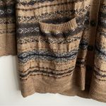 Peruvian Connection  Baby Alpaca Wool Duster Long Button Cardigan With Pockets Photo 8