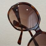 Michael Kors MICHAEL  Brown Tortoise Gradient Oversized Sunglasses Photo 8