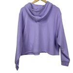 Puma Amplified Cropped Hoodie Casual Outerwear Casual Purple Size XL Photo 5