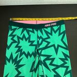 Nike Green Low Rise Elastic Waistband Stretch Cropped Activewear Pants Size XL Photo 8