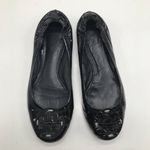 Tory Burch  Women's Black Patent Leather Reva Ballet Flat 6.5 Photo 1