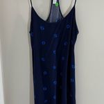 Old Navy Blue Floral Slip Dress Size Large Adjustable Straps Photo 0