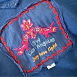 Johnny Was  Embroidered Dress Blue Sz S Photo 9