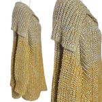Maeve Anthropologie  Collared Oversized Cardigan Sweater Large Shimmer Sparkle Photo 10