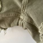 Free People Maggie Midrise Army Green Shorts Distressed Size 28 Photo 6