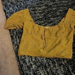 Urban Outfitters  small plaid crop top Photo 2