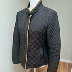 ZARA Women’s Quilted Black Riding Jacket size Small/Medium Photo 1