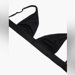 SKIMS Women’s Stretch Cotton Rib Plunge Bralette Black Size XXS Photo 0