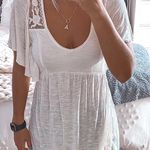 Free People White Lace Detail Top  Photo 0