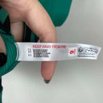 Anthropologie Maeve Ribbed Muscle Tank Top Kelly Green Striped Size Large Crop Photo 6