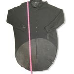 Eileen Fisher  The Fisher Project Black Silk Hi-Lo Blouse Photo 12