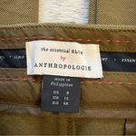 Anthropologie  The Essential Slim Moss‎ Green Cargo Pants Size 8 Pristine Cond Photo 2