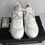 Under Armour  White Athletic Softball Cleats Photo 1