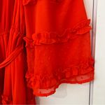 Alexis X Target Angel Sleeve Tiered Ruffle Midi Dress Size Medium Photo 10