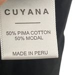 CUYANA Pima Cotton Button Shirt Black Women’s Size XS Long Sleeve Modal Photo 10