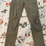 American Eagle Green  Ankle Jeans  Photo 0