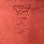 Coca Cola Cropped Top Short Sleeve Graphic Tee Red White Woman's Size Large Photo 6
