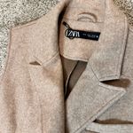 ZARA Women's Tan Double-Breasted Vest medium Photo 1