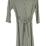 Monteau Sage Green Polka Dot Dress Photo 1