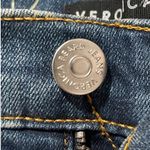 Veronica Beard TUCKERNUCK KATE HIGH RISE SKINNY SHIMMER WAIST Blue Denim Jeans Photo 10