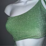 Victoria's Secret PINK Green Sparkling One Piece Swimsuit Bikini Small Photo 4