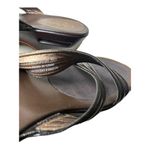 Cole Haan Nike Air Vela Series Brown Wedge Slide-In Sandals Size 8AA Photo 9