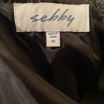 Sebby  Wool Blend Black and White Pub Jacket Photo 5