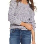 Free People  Size S Sweater Electric City Pullover Crew Neck Long Sleeve Women’s Photo 0