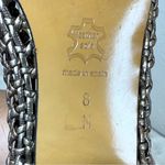 Sesto Meucci  Black and Gold Woven Flats SZ:8 Photo 6