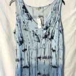 Live and let live NWT  Blue Tye Dye Ruffle Tank 1X Photo 0