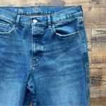 a.n.a  Womens High-Rise Straight Button Fly Stretch Denim Jeans Frayed Hem Sz 12 Photo 1