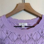 Current Air  Crochet Top with Jacquard Puff‎ Sleeves Photo 5