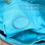 Fossil  ZB5701 Tiffany Blue Sydney Top Zip Crossbody Bag Photo 9