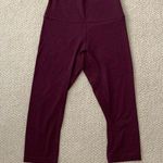 Lululemon Align High Rise Crop 19” Dark Adobe 2017 Old Nulu HR Tight Size 6 EUC Photo 0