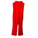 Lulus Lulu’s Strapless Jumpsuit Red XL Photo 2
