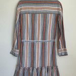 Veronica Beard Jeans Ardith 100% Cotton Striped Mini Shirt Dress Photo 4