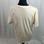 Forever 21  Cream Short Sleeve Graphic Fashion Tee woman’s size large Photo 3