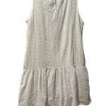 Valentina Naldi Eyelet Peplum drop waist white dress Photo 3