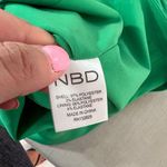 NBD  green halter cutout back mini dress with slit size xxs Photo 8