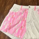 Funky Denim Shorts White Size M Photo 1