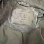 BLANK NYC  sl8 olive suede moto jacket Photo 4