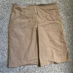 Banana Republic  Stretch Tan Mini A-Line Skirt Office Business Casual Neutral 10 Photo 0