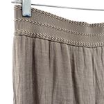 Apt. 9  Women's Taupe Palazzo Pull On Gauze Fabric Pants Photo 2