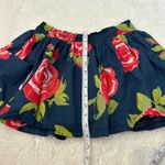 Abercrombie & Fitch Mini Skirt Y2k Floral Elastic Waist Skater Logo Layered Sz S Photo 5
