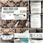 Off-White Monogram Split Hem Leggings Brown Black IT 42 US 8 NWT Photo 6