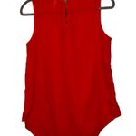 Red Dress Shirt Truth Women’s Size Small Gold Detailing Lightweight Zipper Back! Photo 1