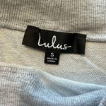 Lulus  grey off shoulder sweatshirt in small Photo 3
