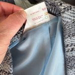 Vintage Tan Jay Women’s Blazer Jacket Size 10 Blue Plaid Wool Blend USA Made Photo 6