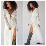 For Love & Lemons 💕💕 Frances Lace Maxi Dress ~ White Small S NWT Photo 7